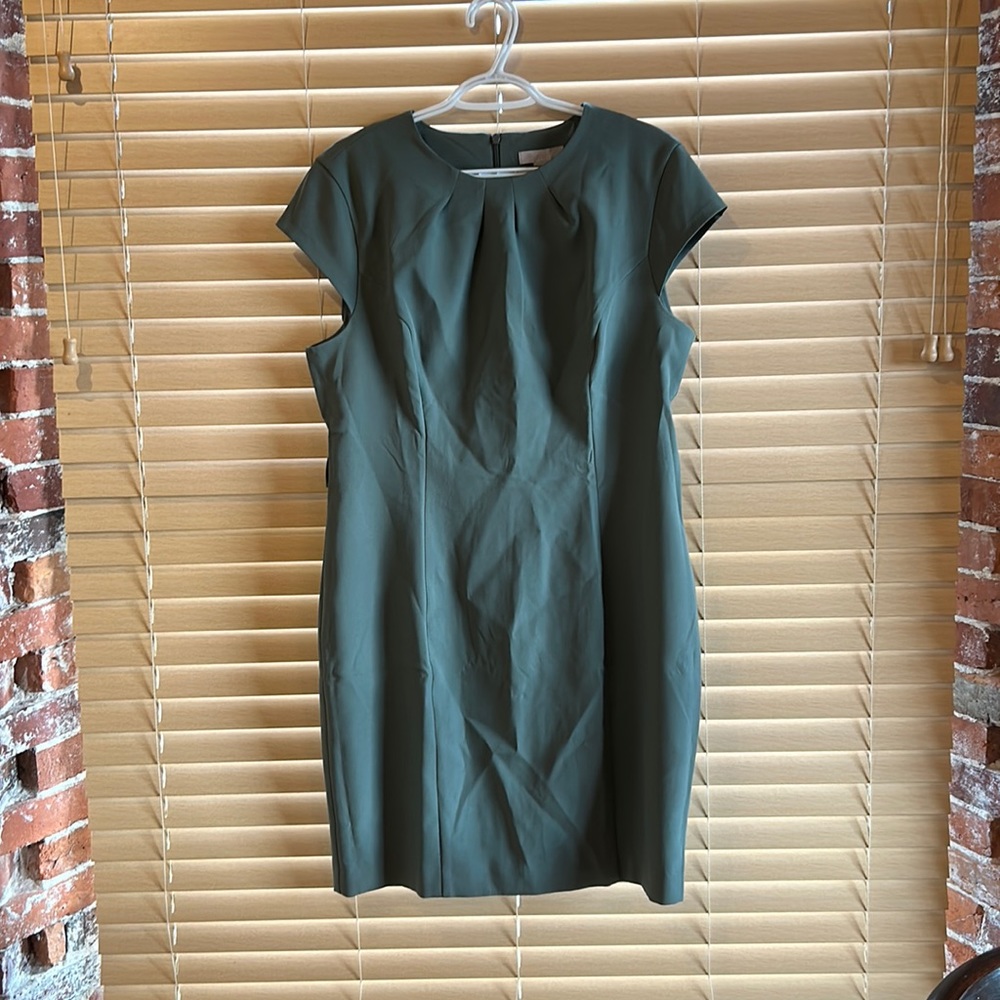 Sage green, business dress